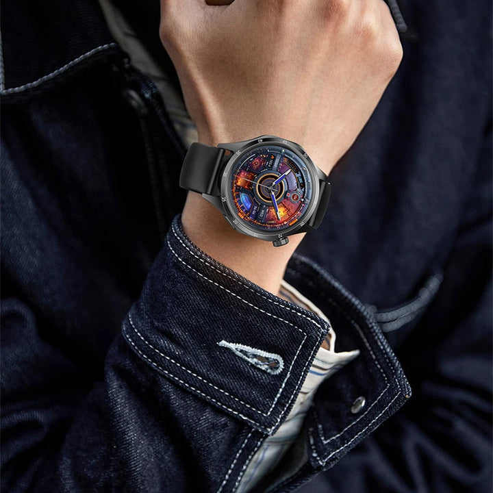 2025 New Mens Smart Watch 360 * 360 Bluetooth Call Smartwatch AMOLED Screen GPS Smart Watches NFC Waterproof Smart Watch for Men